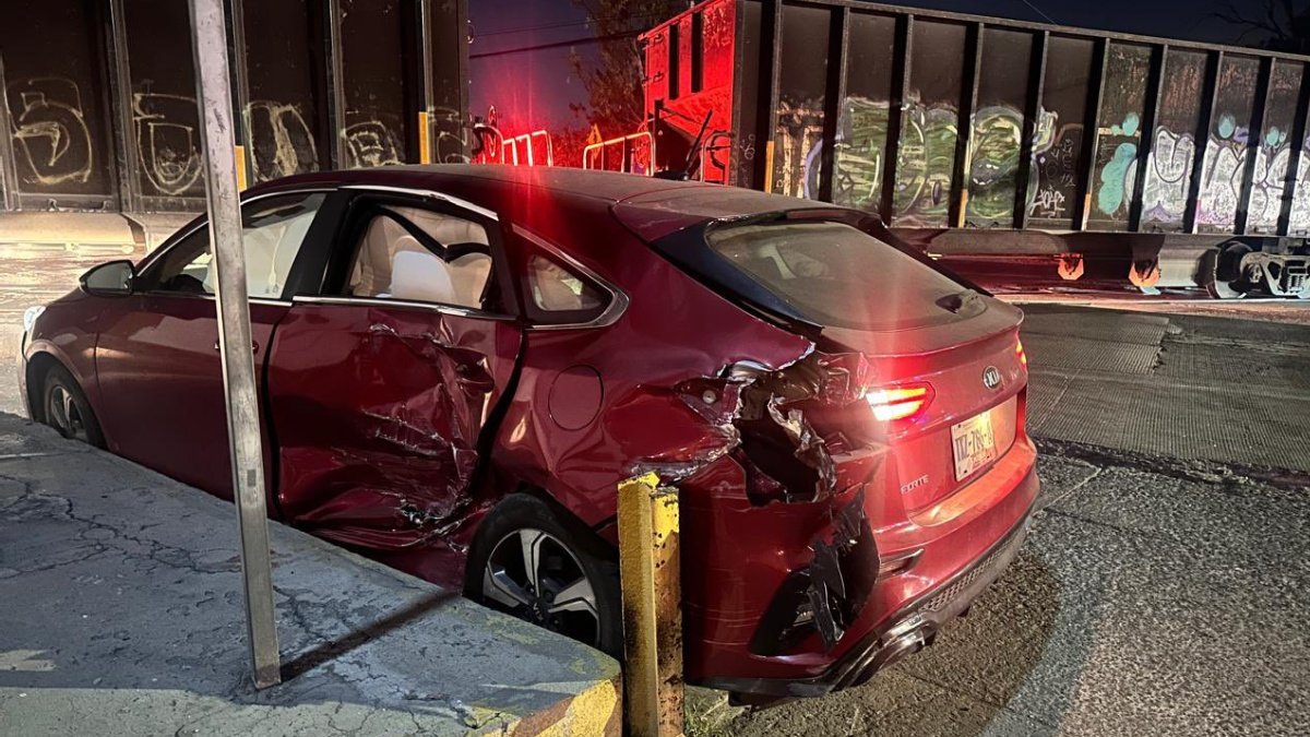 Accidente en La Junta: tren impactó particular