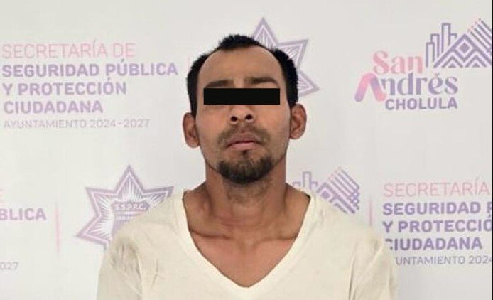 Detiene Policía de San Andrés Cholula a probable responsable de delitos contra la salud