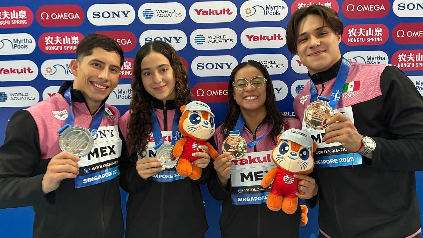 México cae ante China pero conquista la plata en Mundial de clavados
