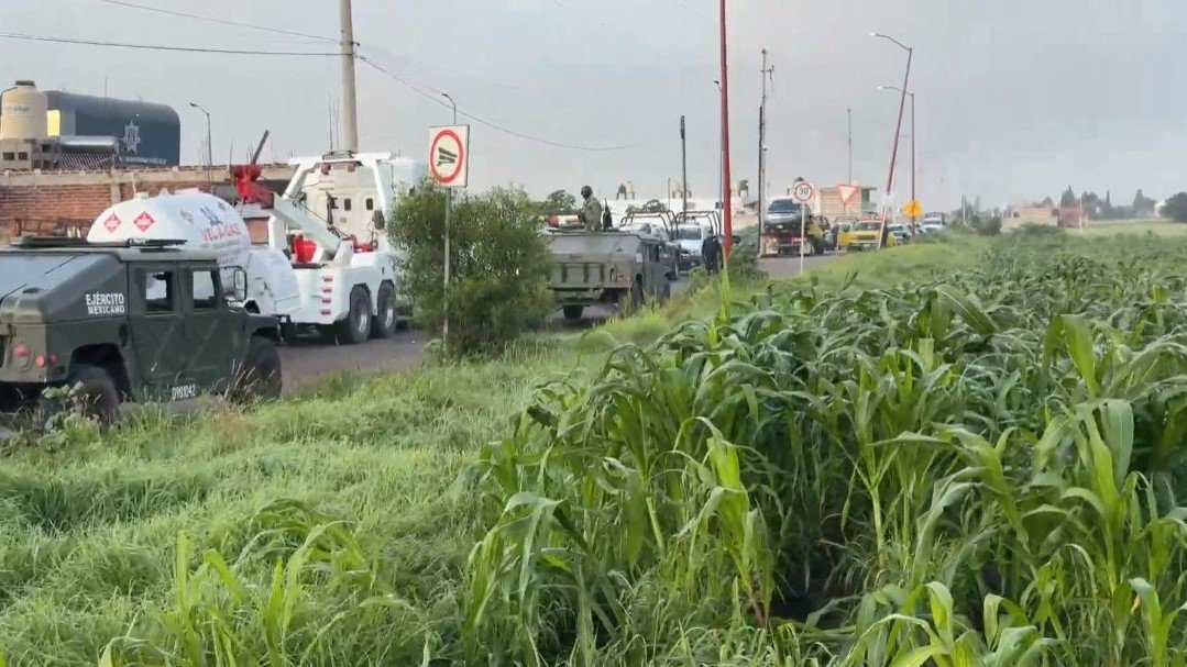 Se aseguran pipas con gas robado en Coronango