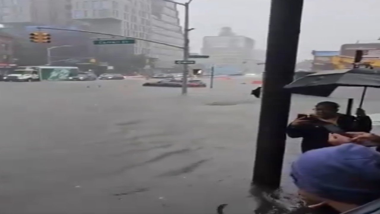 lluvias sorprenden EUA, New York y New Jersey los estados más afectados