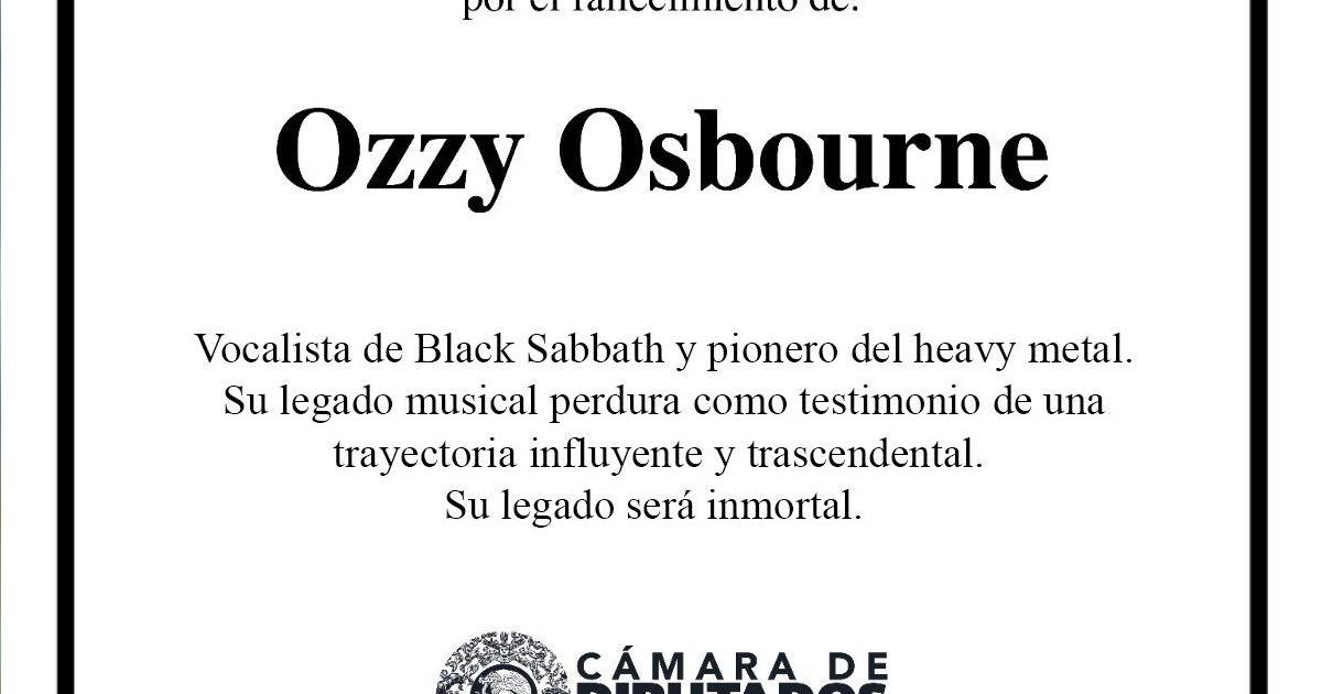 Salieron metaleros, legisladores y gobiernos mexicanos despiden a Ozzy