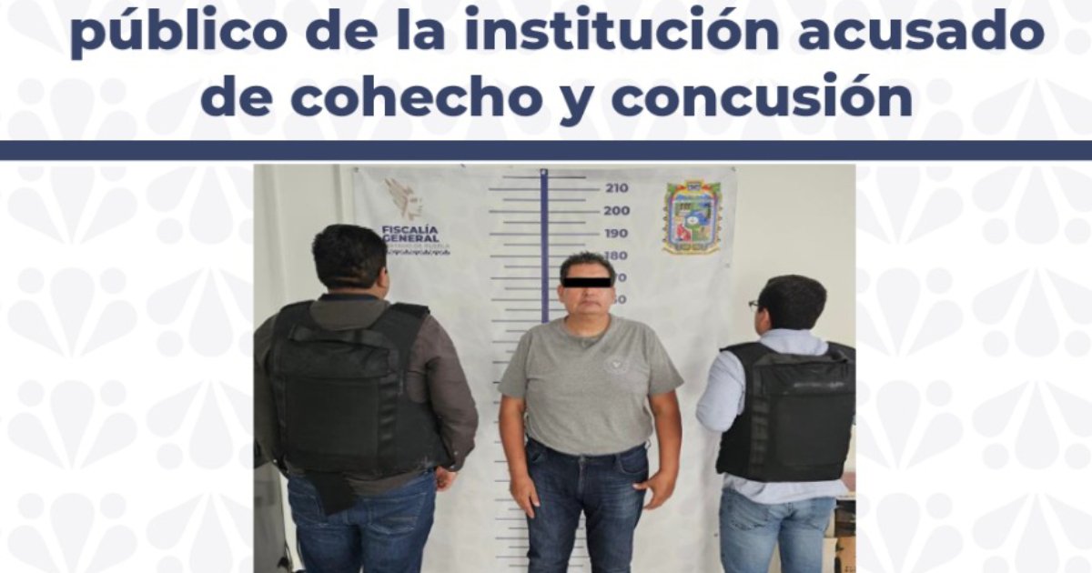 Detienen a MP de Puebla por presuntos delitos de corrupción y cohecho