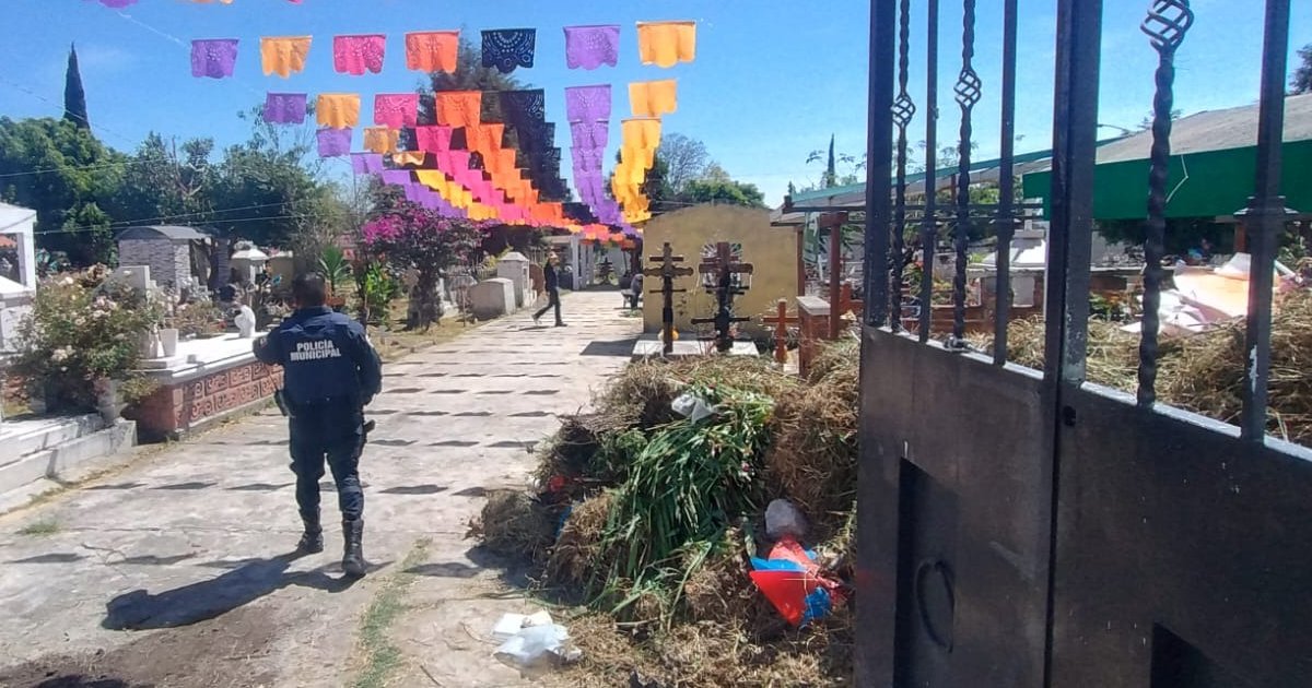 Saldo blanco tras temporada de muertos en Cuautlancingo