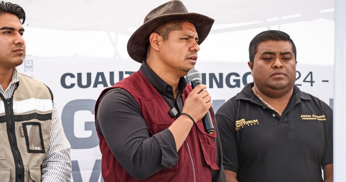 Omar Muñoz inicia importante obra de ampliación de red de drenaje en Sanctorum