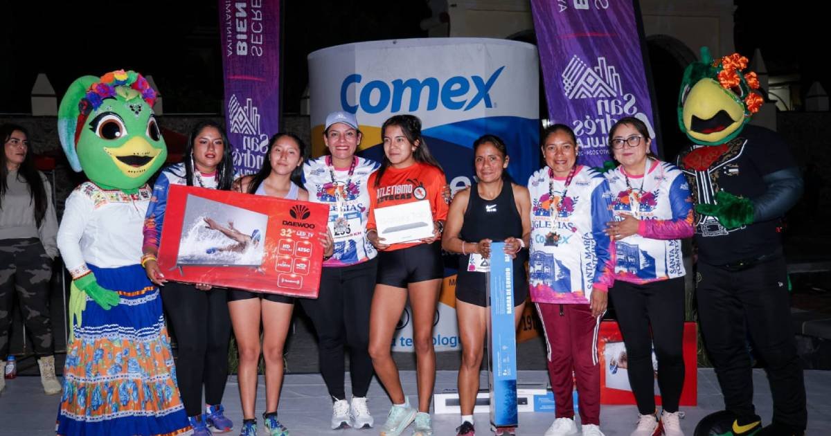 Impulsa Lupita Cuautle el deporte y la convivencia familiar con la primera edición de la Carrera de las Iglesias 2025