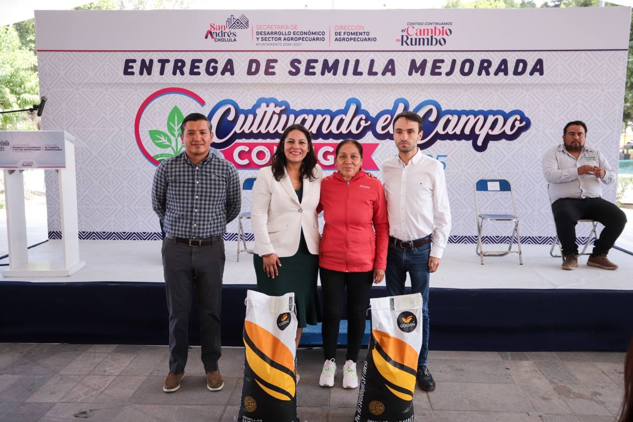 San Andrés Cholula impulsa el desarrollo del campo con programas de apoyo a productores locales