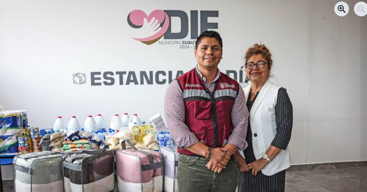 Cuautlancingo instala centro de acopio en apoyo a familias afectadas por huracán Jerry