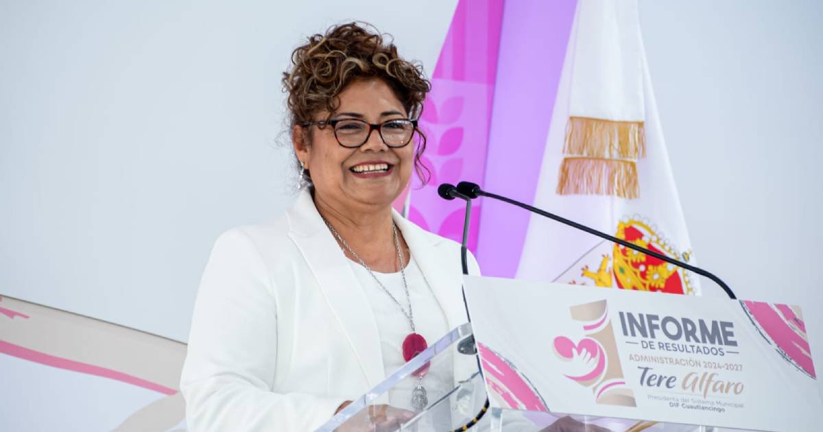 Tere Alfaro rinde Primer Informe de Resultados al frente del Sistema Municipal DIF