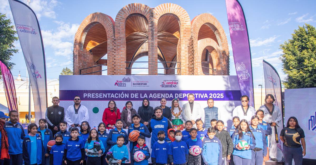 San Andrés Cholula impulsa el deporte y la recreación para el bienestar de sus habitantes