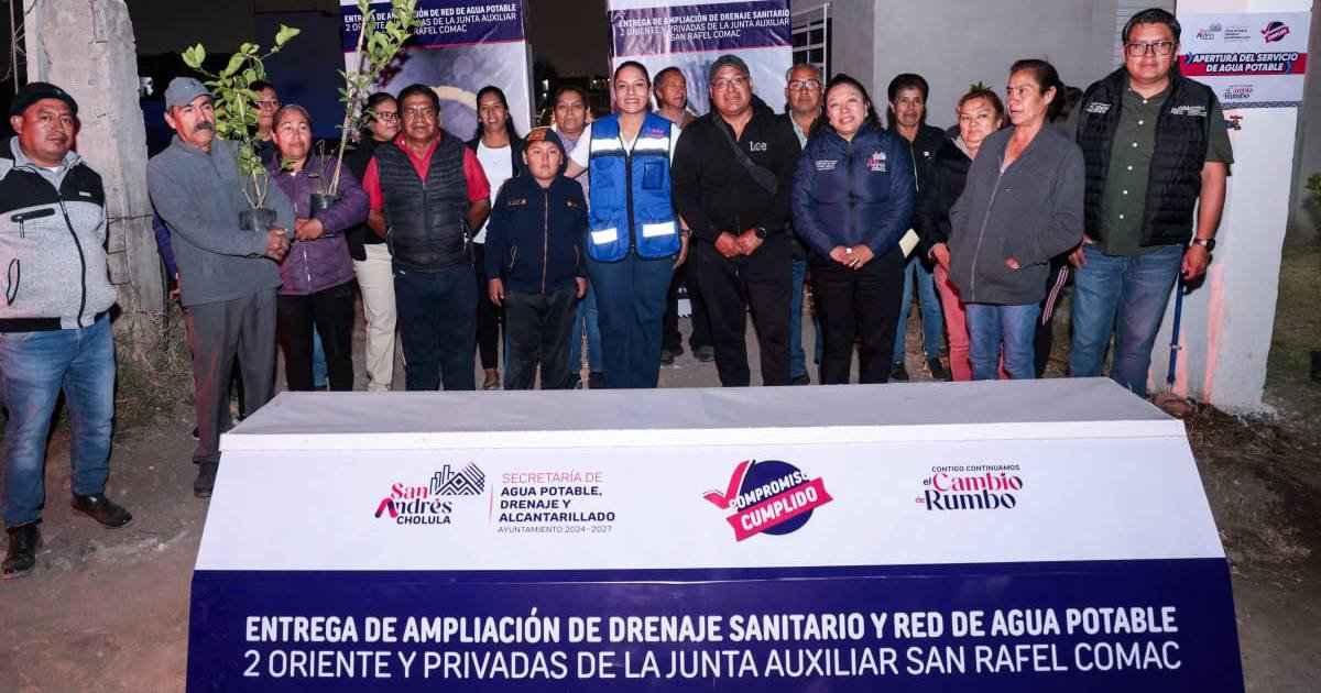 Fortalece Ayuntamiento de San Andrés Cholula infraestructura hidráulica