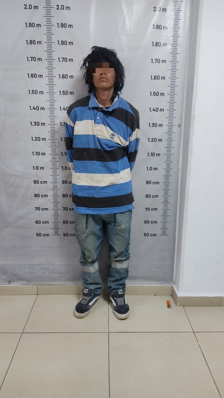 SSCyPC de Cuautlancingo detiene a presunto ladrón en Sanctorum