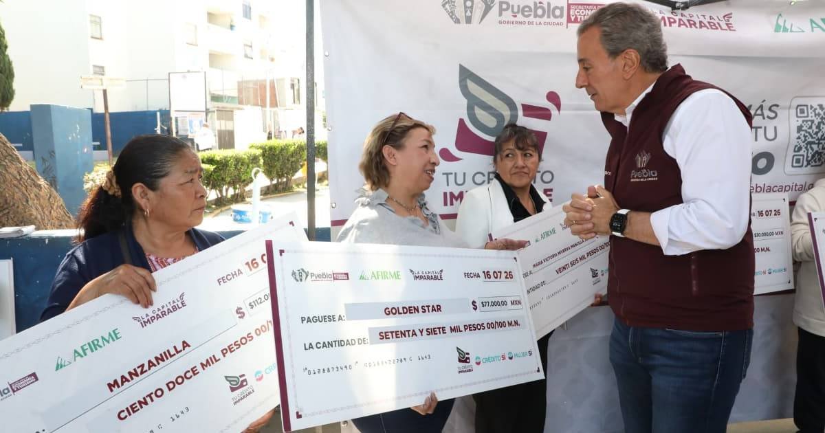Pepe Chedraui entrega créditos para fortalecer a emprendedores de Puebla