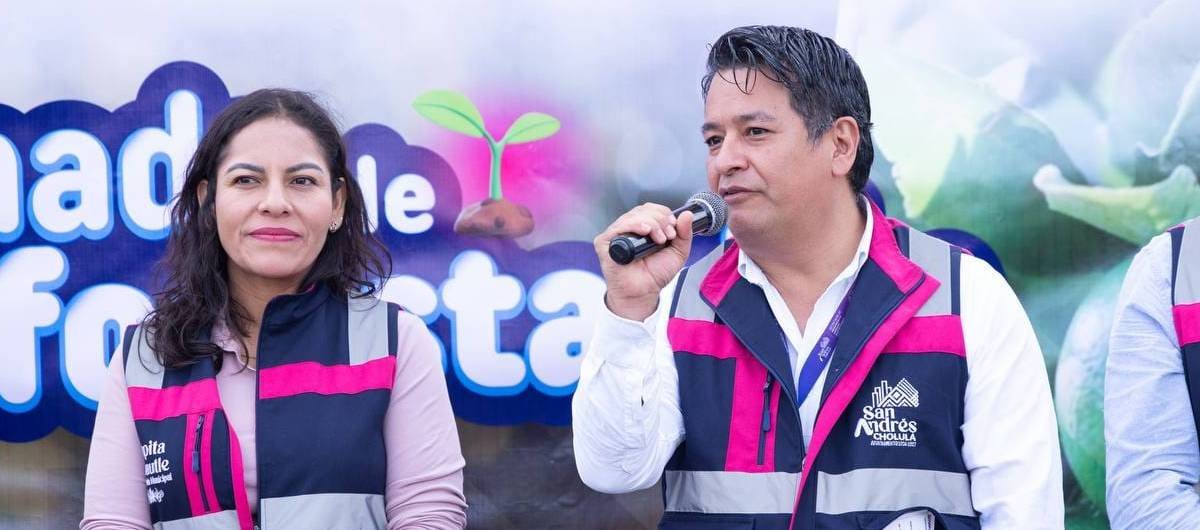 San Andrés Cholula planta 220 árboles y supera los 4 mil ejemplares reforestados
