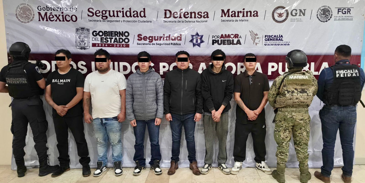Cae presunto líder de Los Millonarios; suman 14 detenidos en Puebla